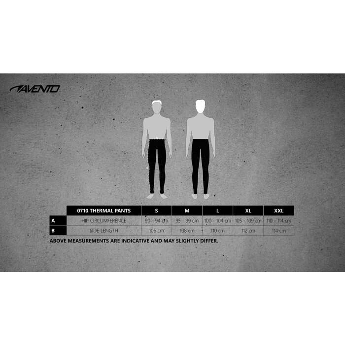 Avento® Avento - Thermo pants Men • 2-PACK • Black