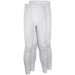 Avento® Pantalon thermique Hommes • 2-PACK • Blanc