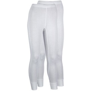 Avento® Pantalon thermique pour dames • 2-PACK • Blanc