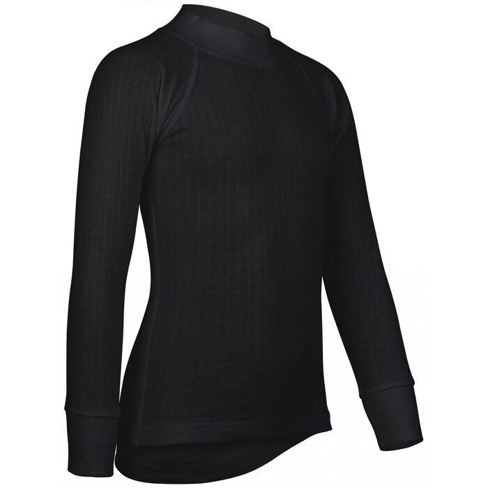 Avento® Avento® - Thermoshirt Lange Mouw Junior • 2-PACK • Zwart