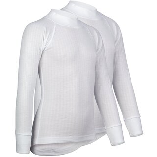 Avento® Chemise thermo à manches longues Junior • 2-PACK • Blanc