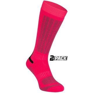 Starling® Ski stockings Jr • 2-pack • FERNIE • Fuchsia/Gray