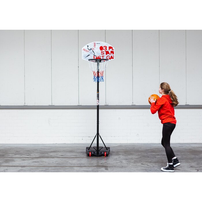 Avento® Avento® - Basketbalstandaard Verrijdbaar • CHAMPION SHOOT • Zwart/Wit