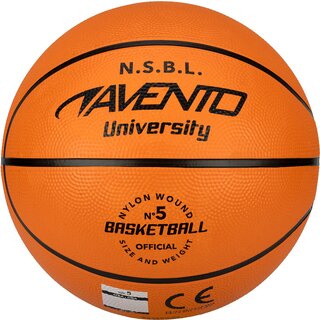 Avento® Basketball Größe 5 • JUNIOR SQUAD • Orange/Schwarz