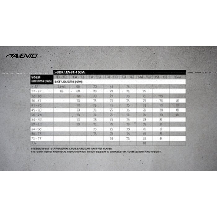 Avento® Avento - Baseball bat • Wood • 78 CM • Brown