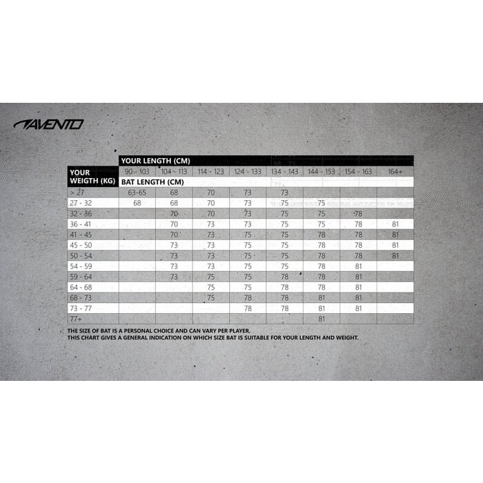 Avento® Avento® - Honkbalknuppel Aluminium • 75 CM • Zilver