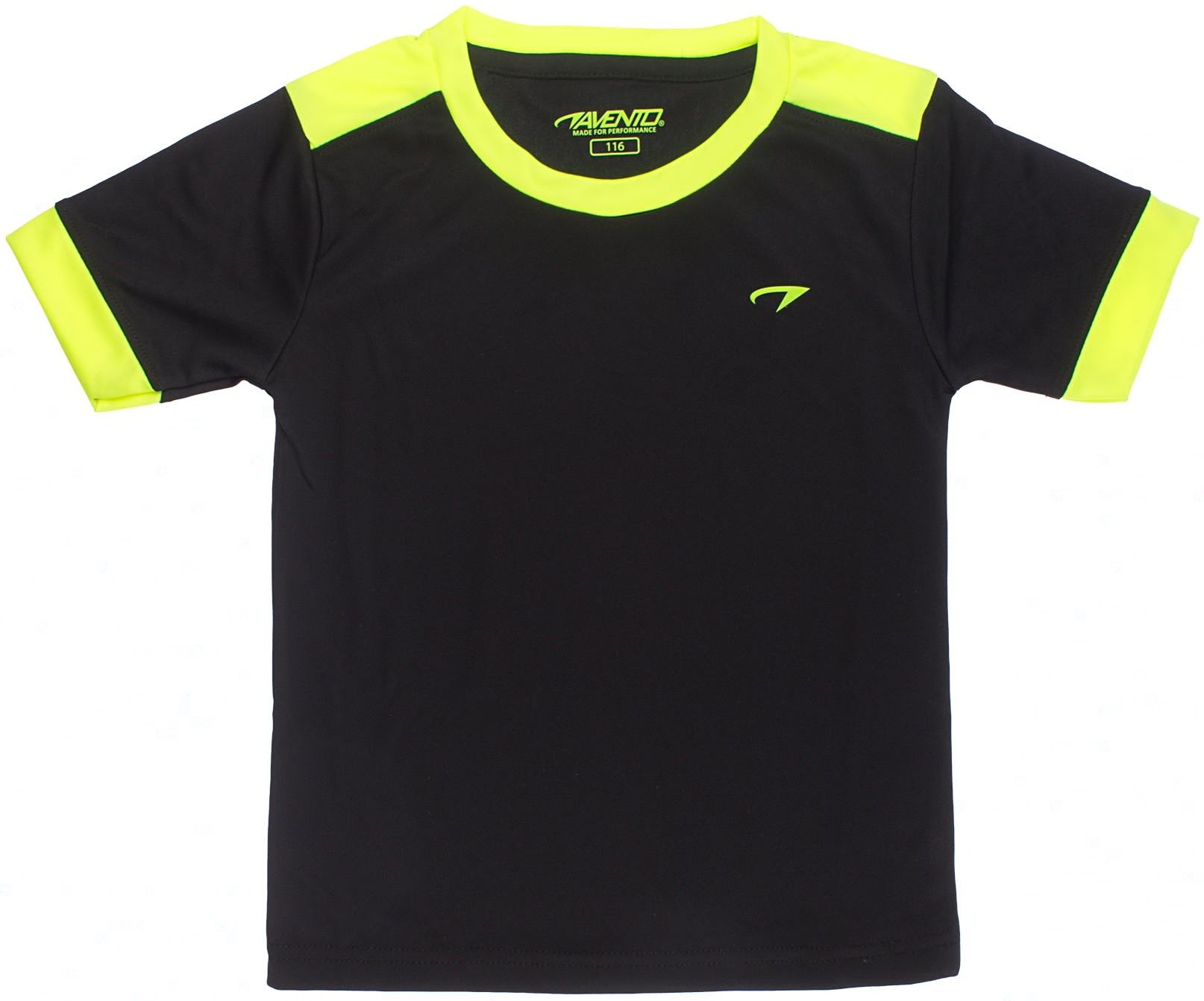 Avento® Avento - MADRID Sports Set - Junior - Black/Fluorescent Yellow