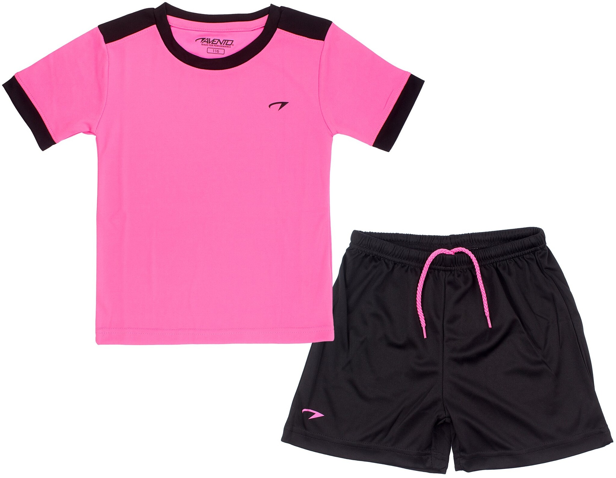 Avento® Avento - MADRID Sports Set - Junior - Fluorescent Pink/Black