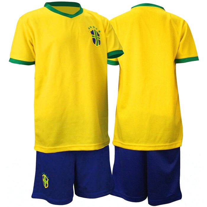 Voetbalset Supporter • JUNIOR • Geel/Blauw