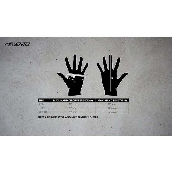 Avento® Avento - Gants de sport avec écran tactile • BASIC BLACK • Noir