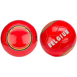 Avento® Football Glossy PVC • BELGIUM • Rouge/Jaune