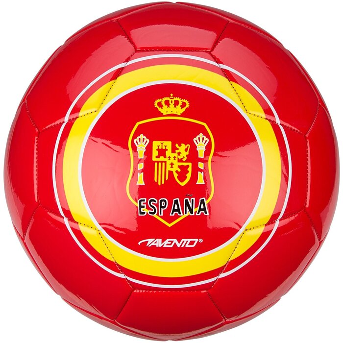 Avento® Avento - Football Glossy  • WORLD SOCCER • Rouge/Jaune