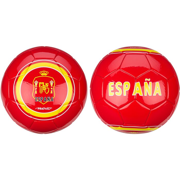 Avento® Avento - Football Glossy  • WORLD SOCCER • Rouge/Jaune