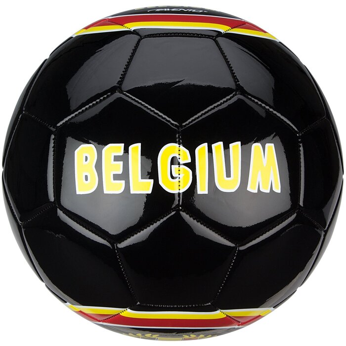 Avento® Avento® - Voetbal Glossy • WORLD SOCCER • Zwart/Geel
