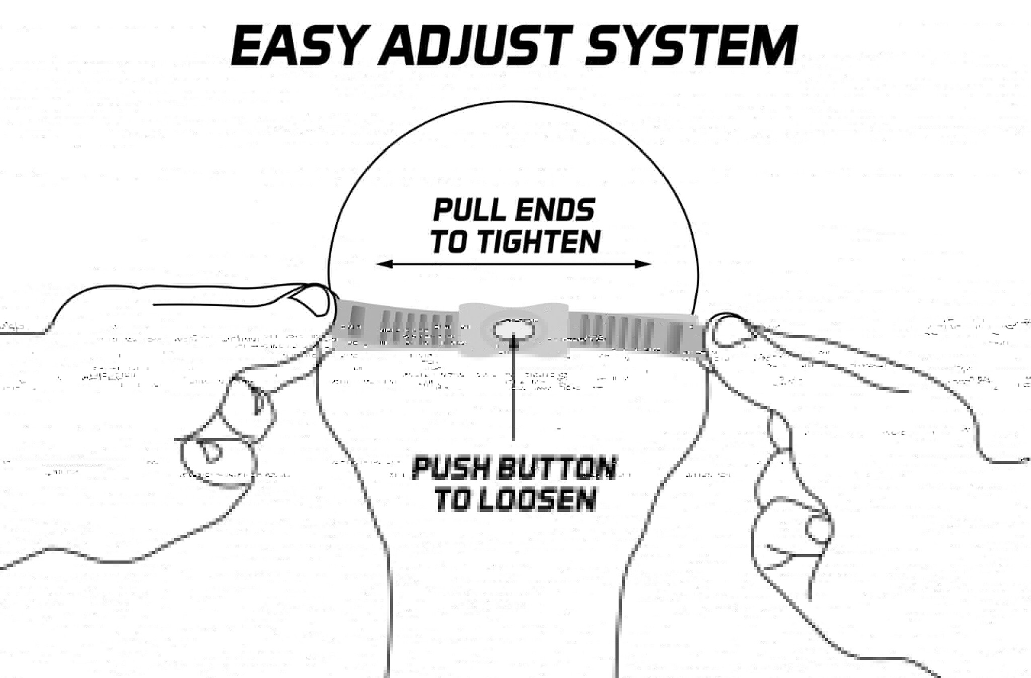 Waimea® Waimea - Lunettes de natation Senior - SPEED-FLEX - Noir