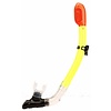 Waimea® Waimea - Snorkel Full Dry Liquid Silicone - Fluorescent Yellow/Fluorescent Orange