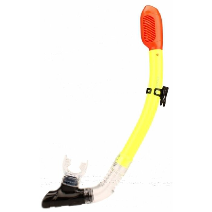 Waimea® Waimea® - Snorkel Full Dry Liquid Silicone • Fluorescent yellow/Fluoror orange