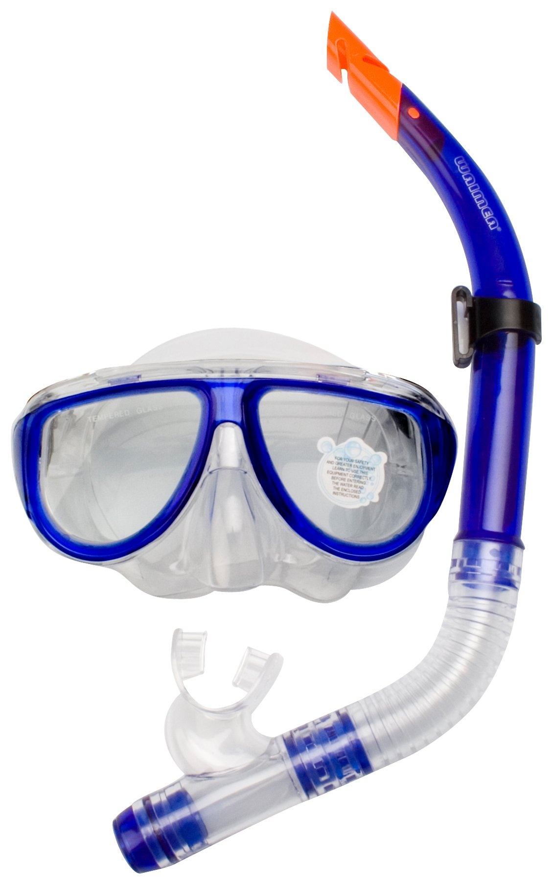 Waimea® Waimea - Diving Mask with Snorkel - SENIOR - Cobalt