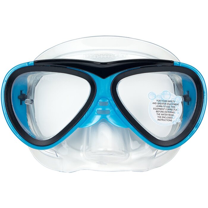 Waimea® Waimea – Tauchmaske mit Schnorchel – Junior – NAILANI – Aqua/Schwarz