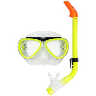 Waimea® Waimea® - Duikmasker met Snorkel - Junior • NAILANI • Fluorgeel