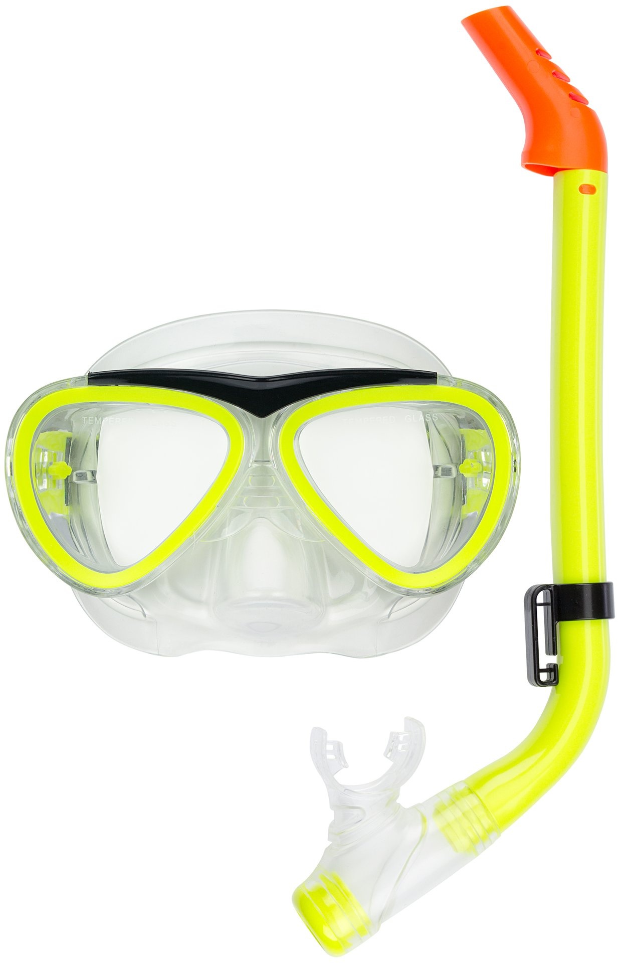 Waimea® Waimea - Diving Mask with Snorkel - Junior - NAILANI - Fluorescent Yellow