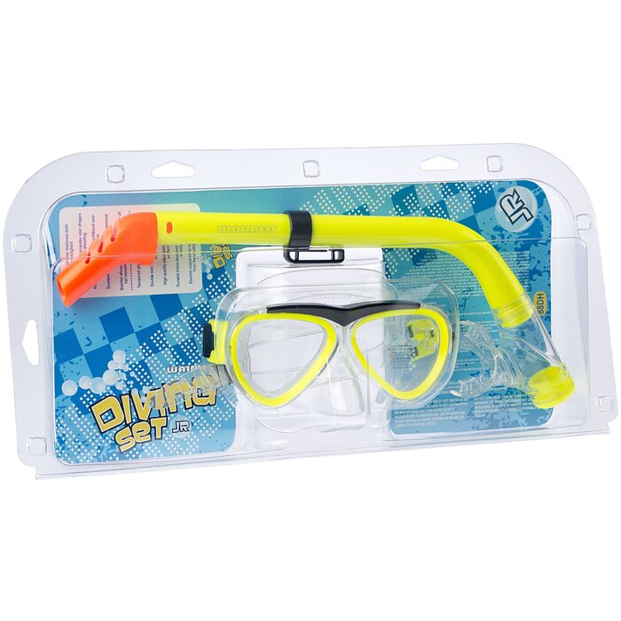 Waimea® Waimea® - Dive mask with snorkel - Junior • NAILANI • Fluorescent Yellow