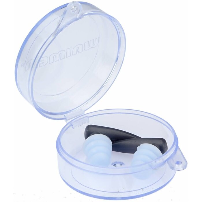 Waimea® Waimea - Swimming Earplugs - Black/Light Blue