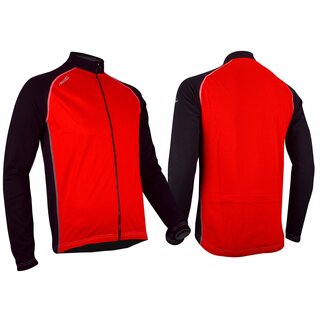 Avento® Sportjack • WINDBREAKER • Rot/Schwarz