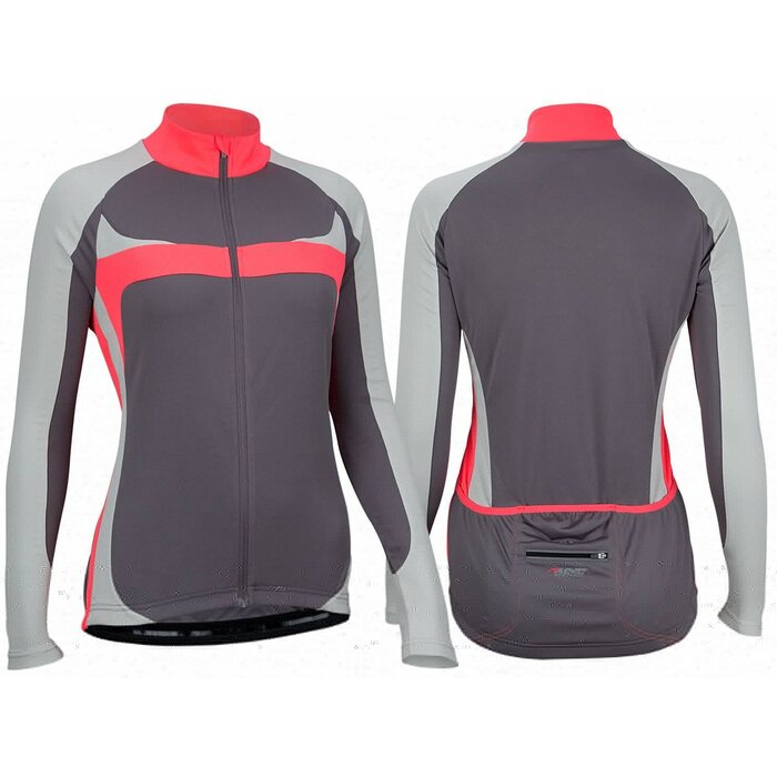 Avento® Avento - Cycling shirt Long Sleeve • WOMEN • Anthracite/Pink