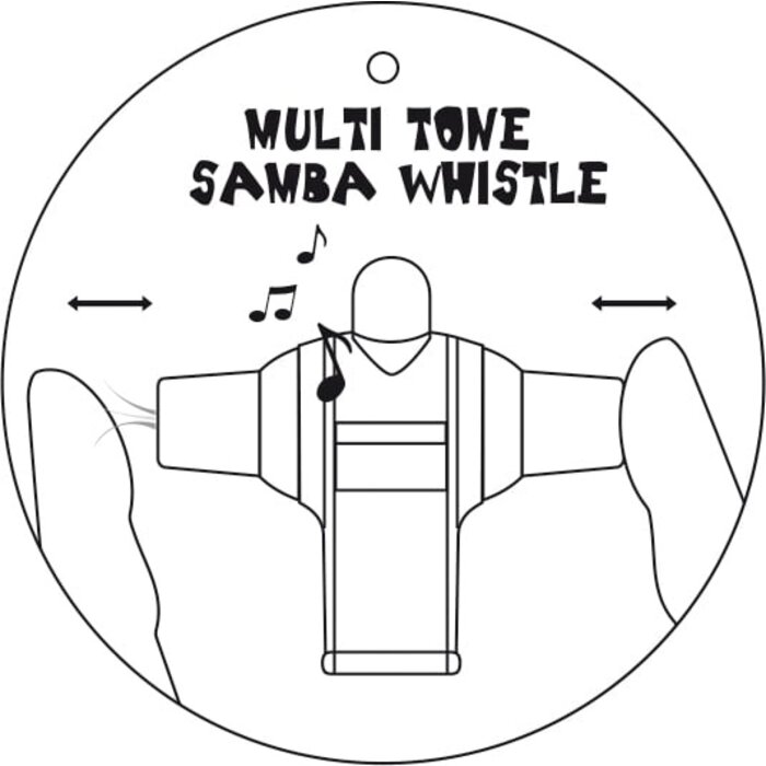 Avento® Avento – Flöte – SAMBA – Schwarz/Weiß