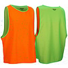 Avento® Avento - Gilet d'entraînement double face - SENIOR - Vert fluo/Orange fluo