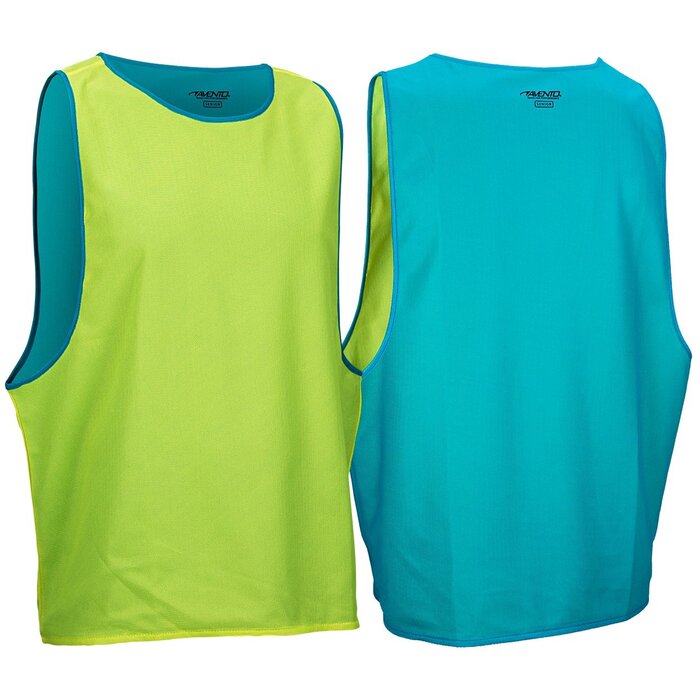 Avento® Avento - Trainingsovergooier Dubbelzijdig - SENIOR - Fluorgeel/Blauw