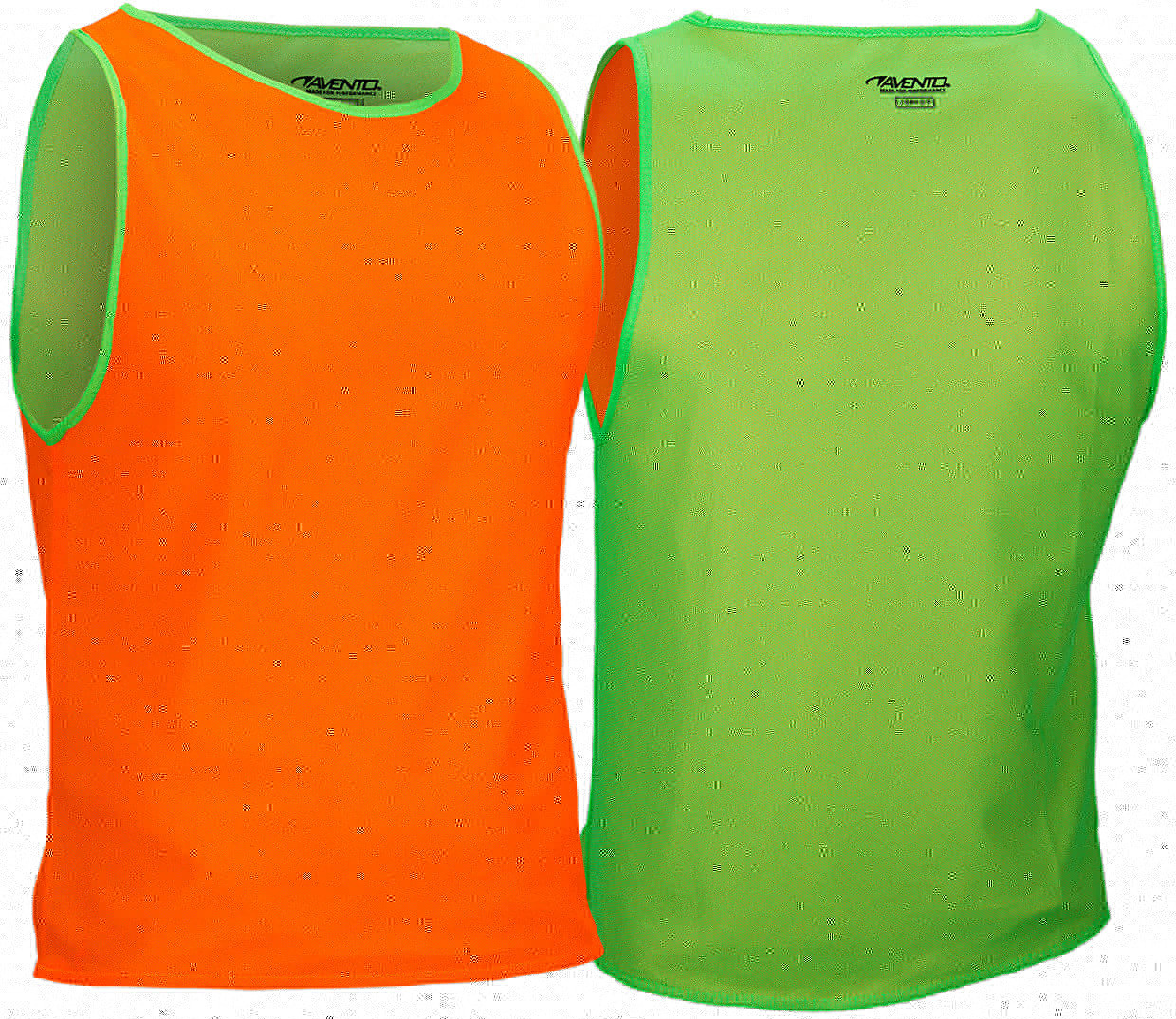 Avento® Avento - Training bib Double-sided - PUPIL - Fluorescent green/Fluorescent orange