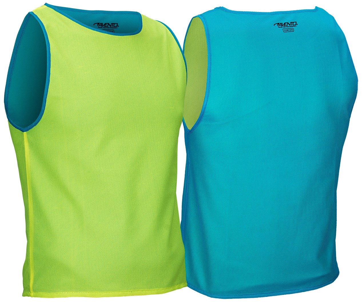 Avento® Avento - Training bib Double-sided - PUPIL - Fluorescent yellow/Blue