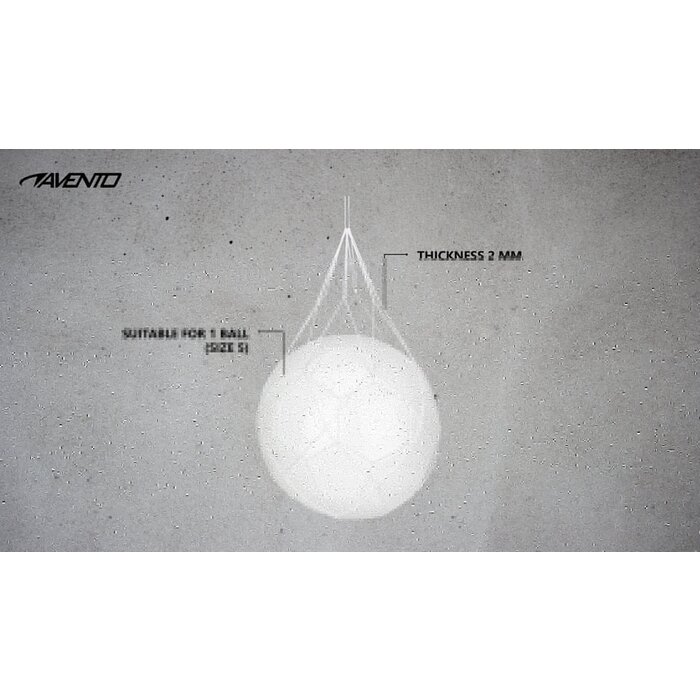 Avento® Avento - Ballennetz für 1 Ball - Weiß
