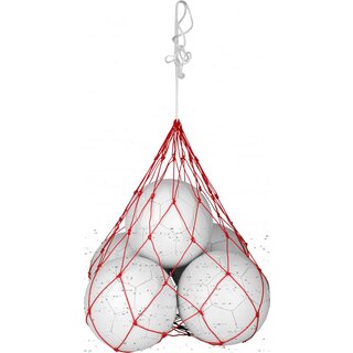 Avento® Avento® - Ballennet voor 5 Ballen • Rood/Wit