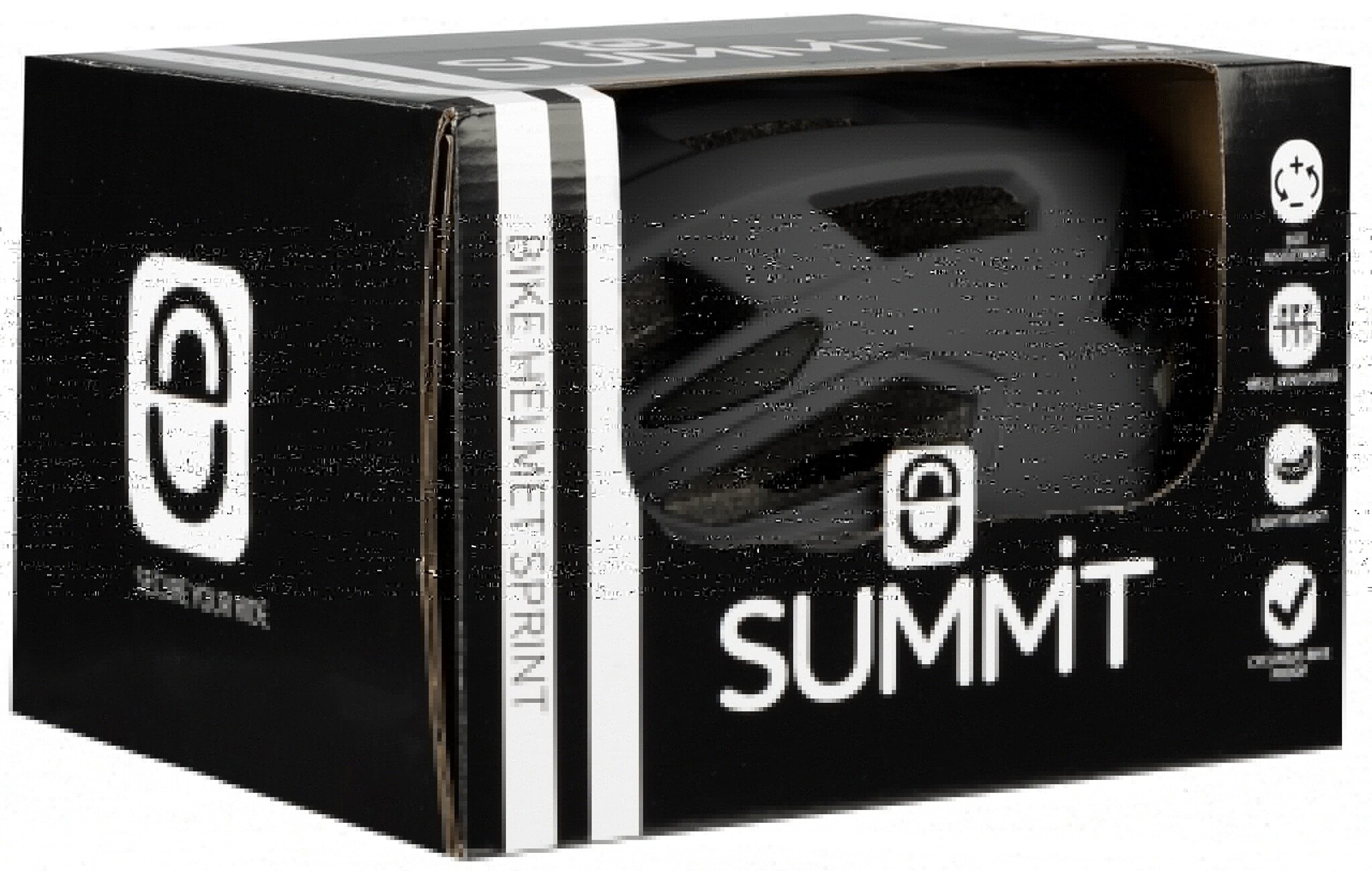 Summit Summit - Senior Bike Safety Helmet - Adjustable - Black