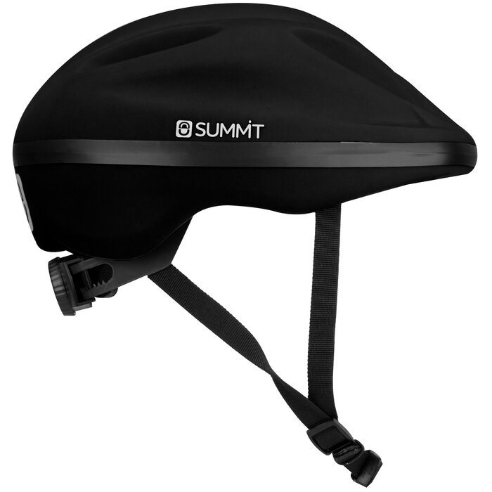 Summit Summit® - Casque de sécurité pour vélo Junior Ajustable • Noir