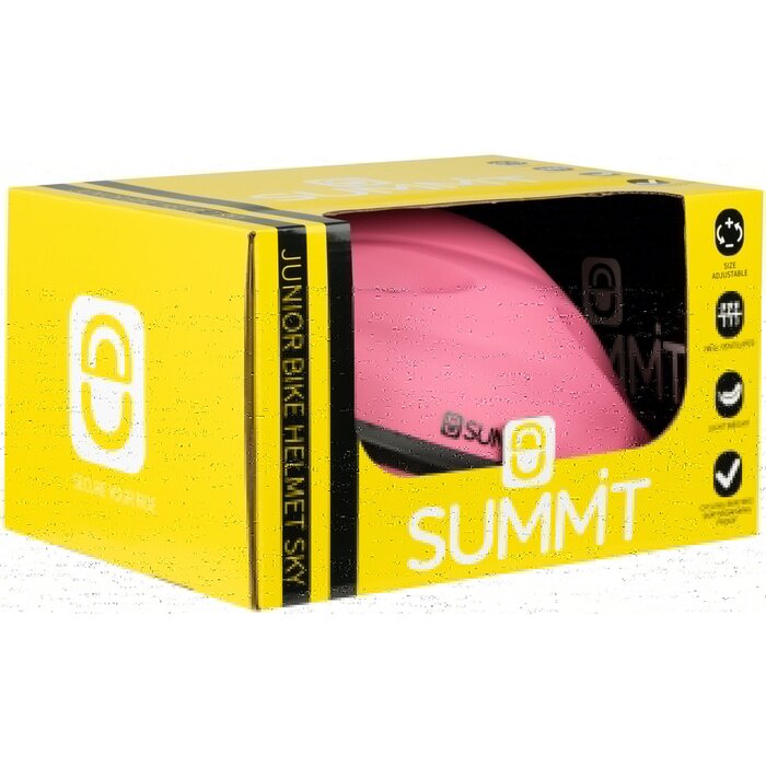 Summit Summit® - Fiets Veiligheids Helm Junior Verstelbaar • Roze
