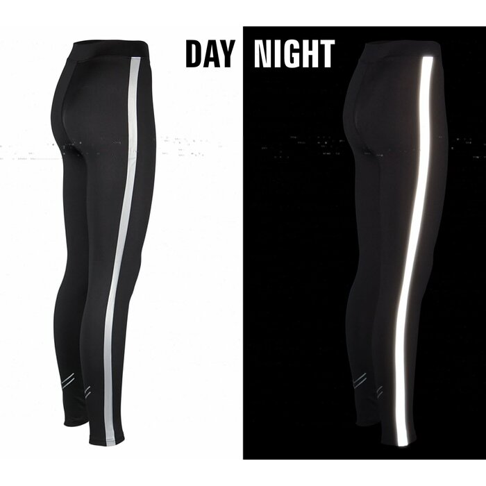 Avento® Avento - RunningHose Damen • REFLECTIVE STRIPE • Schwarz/Silber
