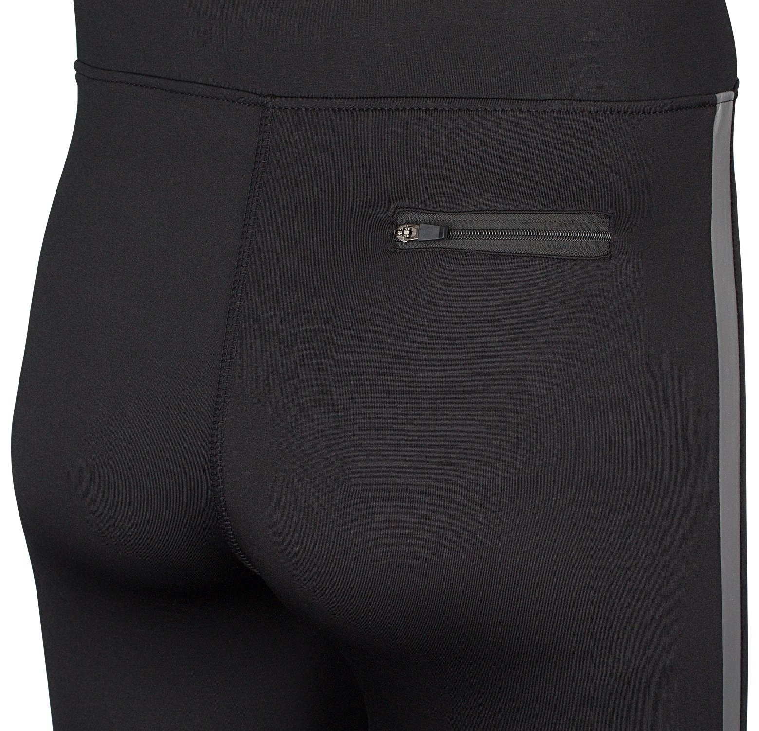 Avento® Avento – Laufhose für Herren – Reflective Stripe – Schwarz/Silber