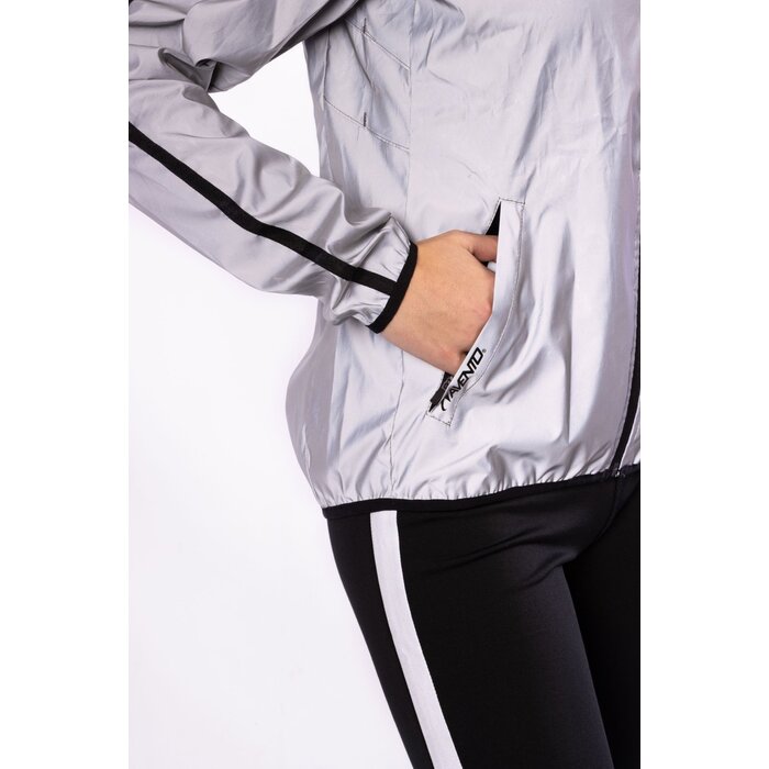 Avento® Avento – Reflektierende Jacke für Damen – FULL REFLECTIVE – Silber