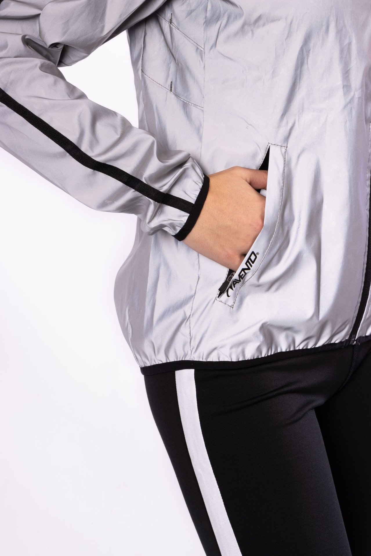 Avento® Avento - Veste réfléchissante pour femmes - FULL REFLECTIVE - Argent