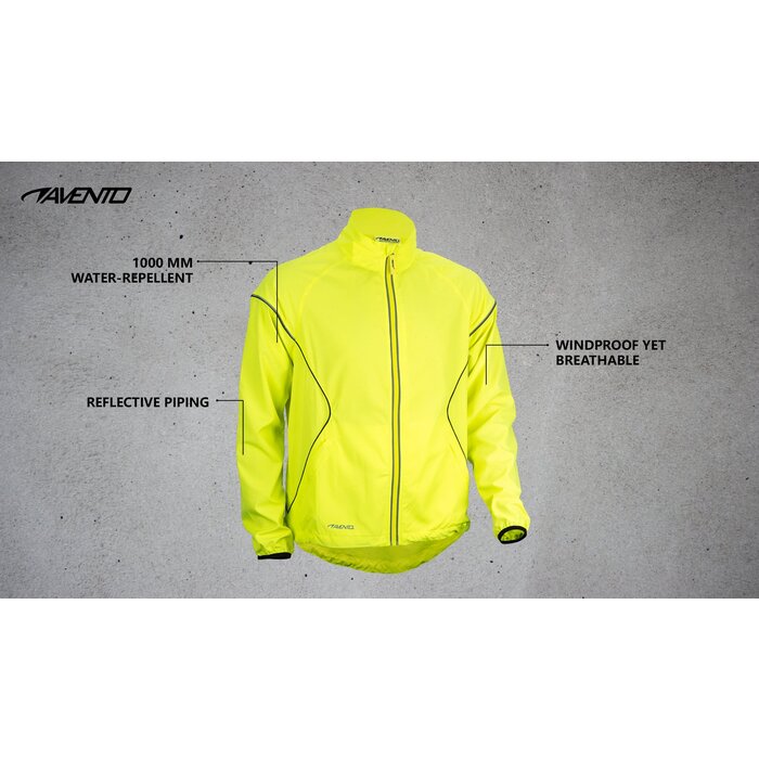 Avento® Avento - Veste de course • NEON YELLOW • Jaune/Noir