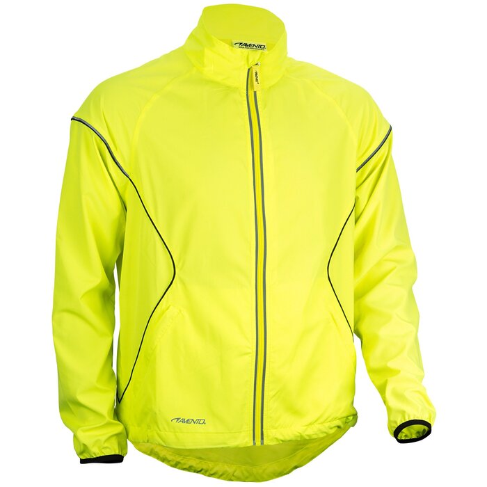 Avento® Avento - Running Jacket - NEON YELLOW - Yellow/Black