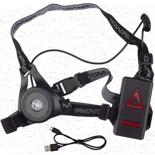 Avento® Avento® - Hardloop Veiligheidsvest - Oplaadbaar • LED • Zwart