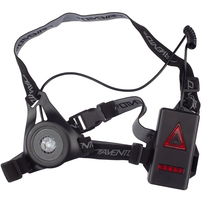 Avento® Avento - Gilet de sécurité - rechargeable - pour la course à pied  • LED • Noir