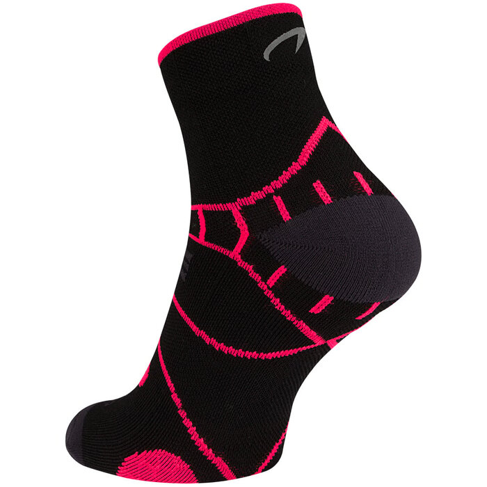 Avento® Avento - Cycling socks with Climayarn • Black/Pink