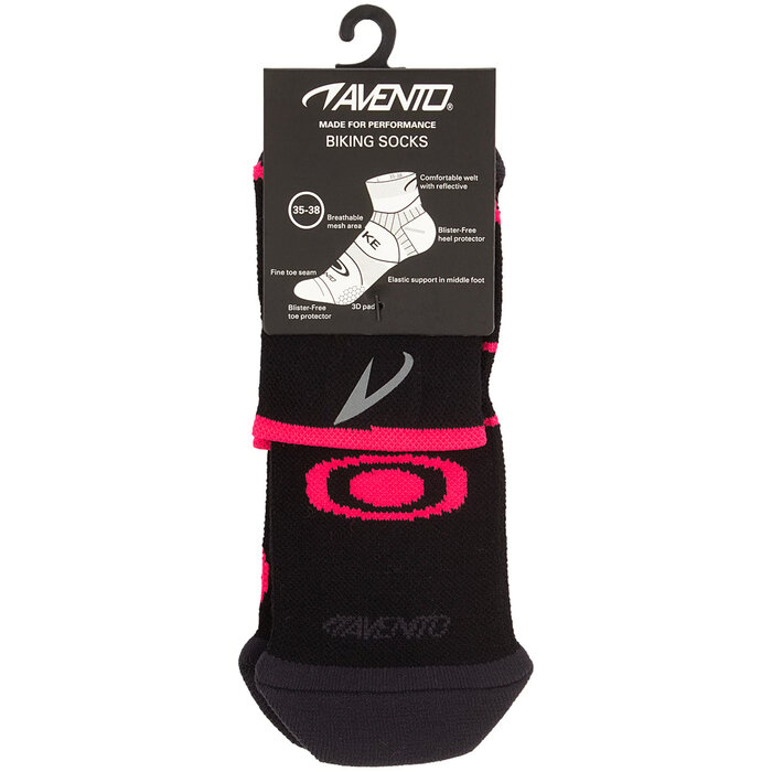 Avento® Avento® - Wielrensokken met Climayarn • Zwart/Roze