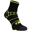 Avento® Cycling socks with Climayarn • Black/Fluor yellow